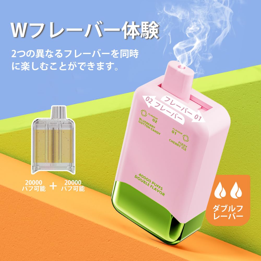 Amazon | 【40000回】Waspe 電子タバコ 使い捨て 40000回吸引